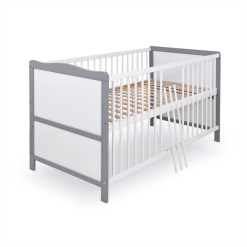 Urra Cuna Pino Blanco/gris 70 X 140 Cm -Roban Comercio urra cuna pino blanco gris 70 x 140 cm a370652 4